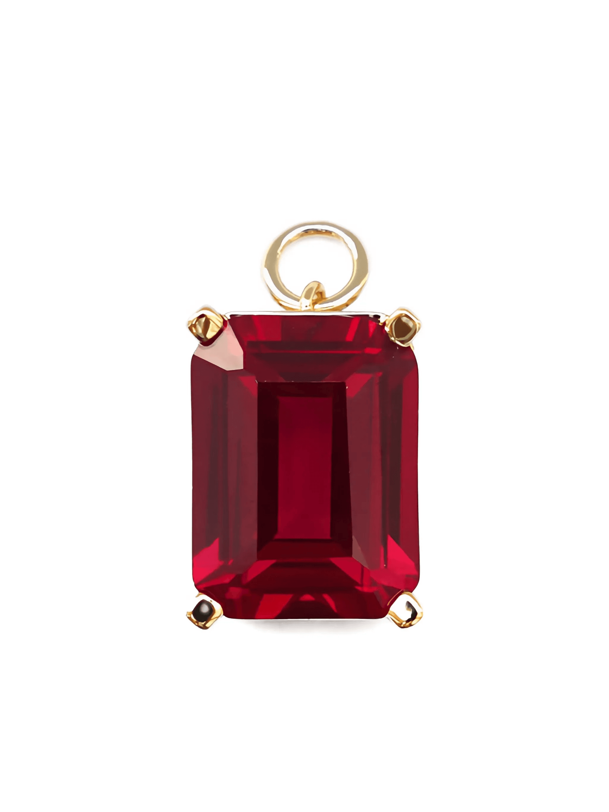 embelished-stone pendant earrings - Image 1