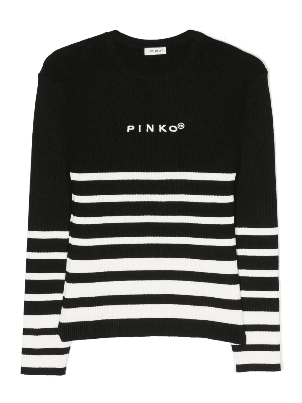 ribbed-knit striped top - Image 1