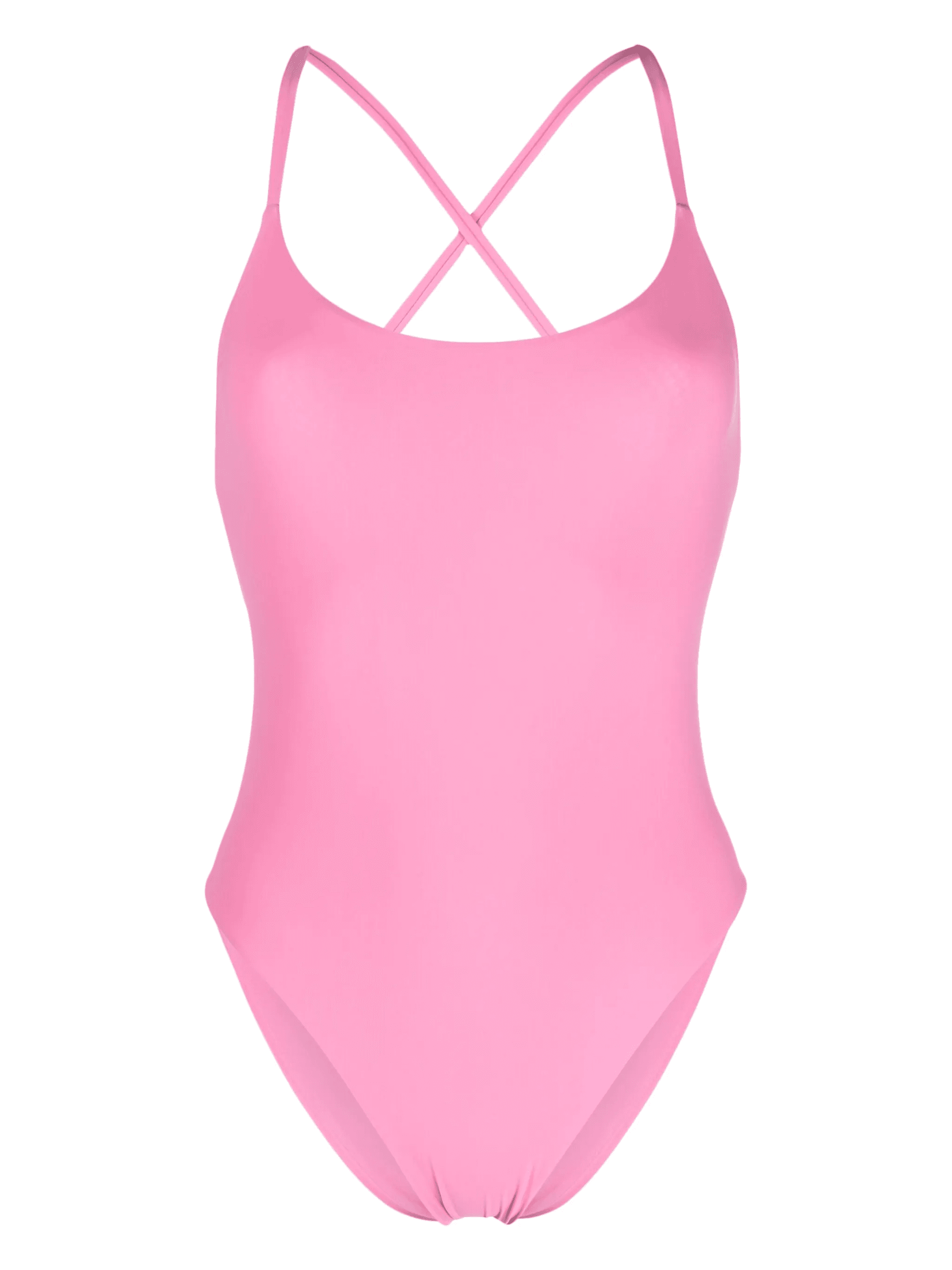 criss-cross straps high-cut swimsuit - Image 1