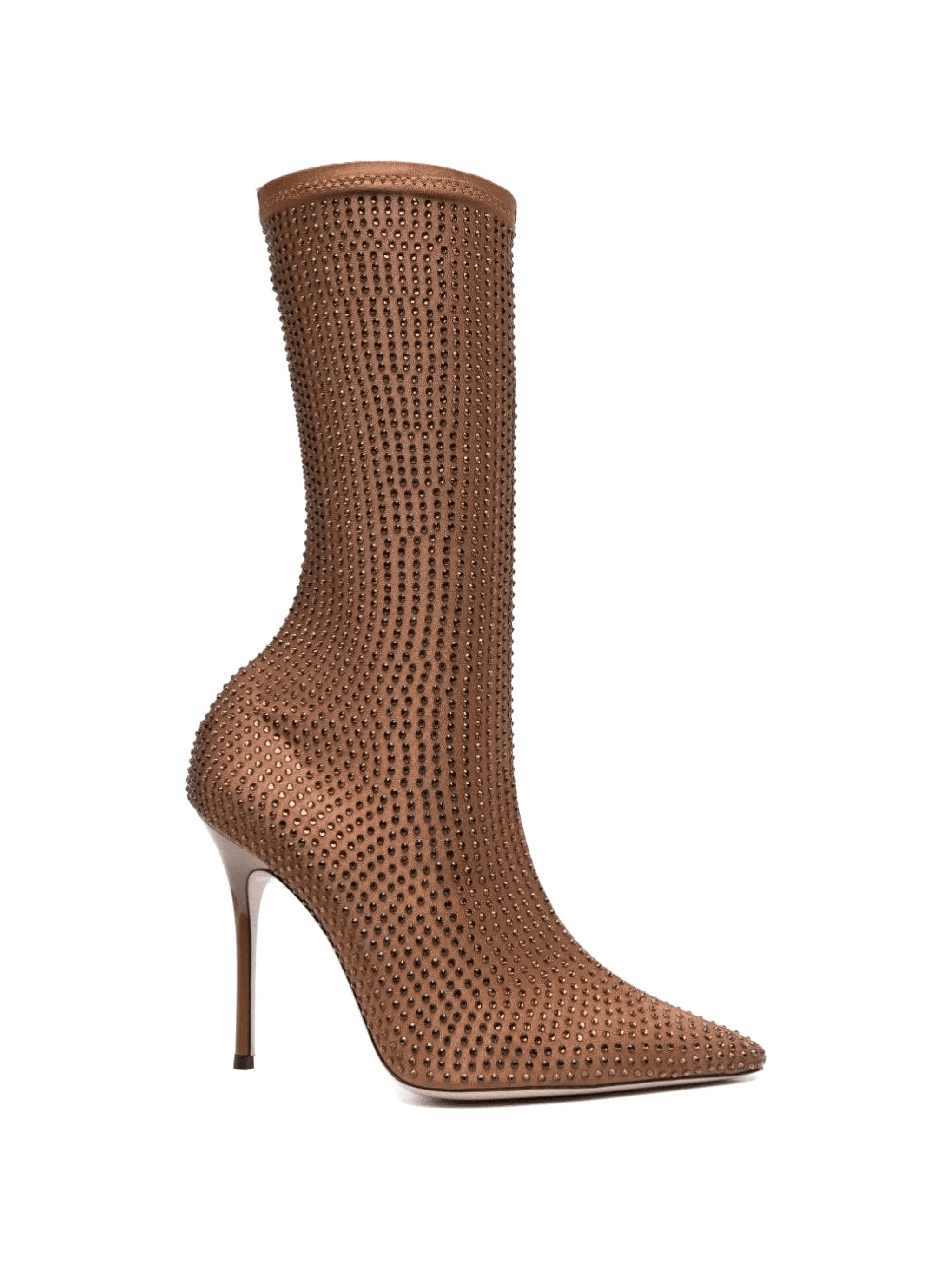 crystal pointy ankle boots - Image 1