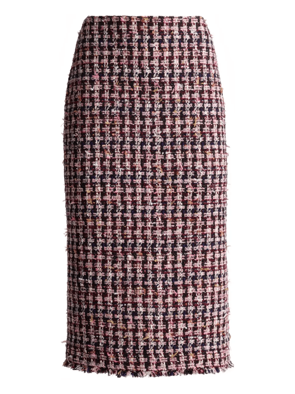 houndstooth tweed midi skirt - Image 1