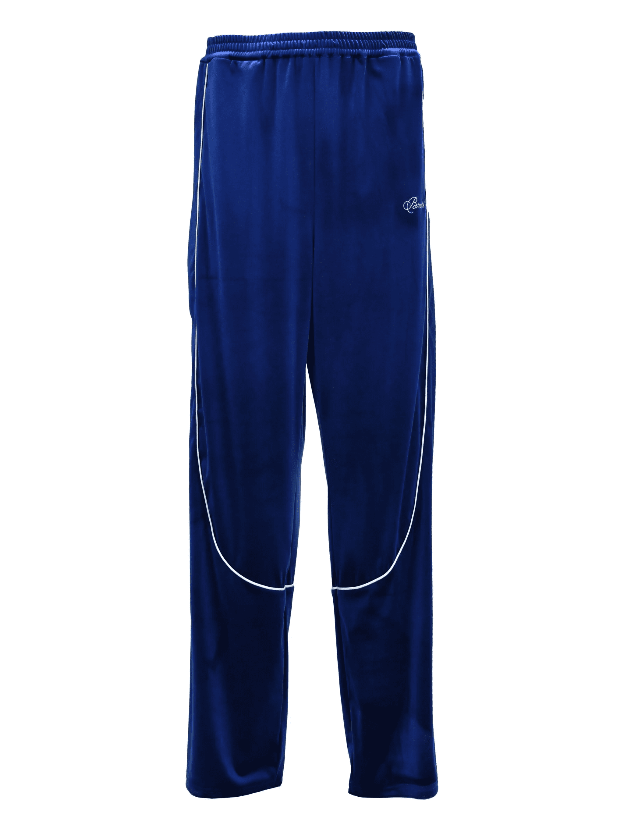 Script logo piping track pants - Image 1