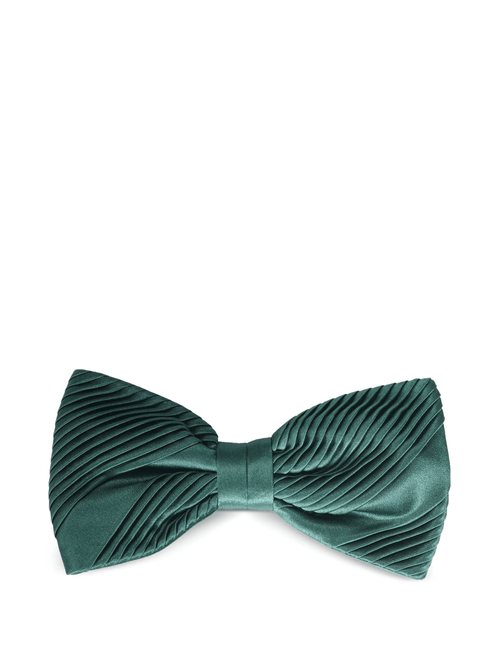 pleated silk bow tie - Image 1