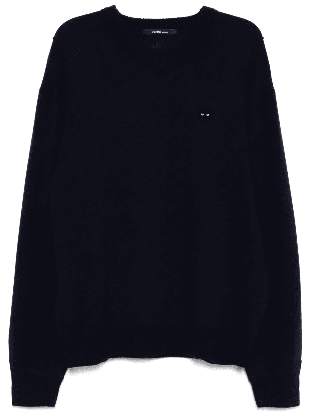 panther hand rope V-neck sweater - Image 1
