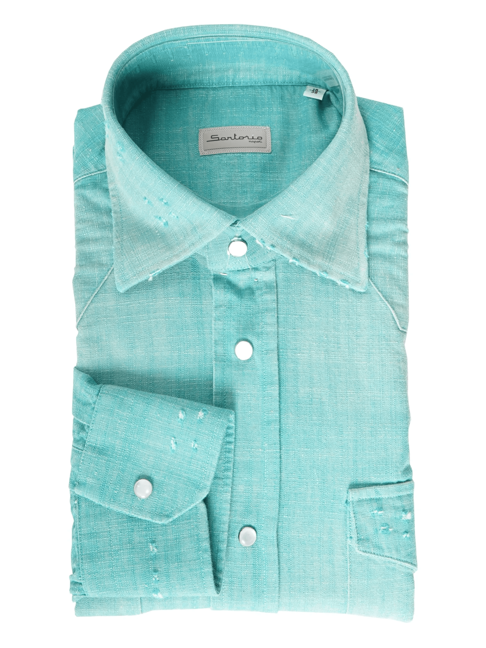 snap-button pocket shirt - Image 1