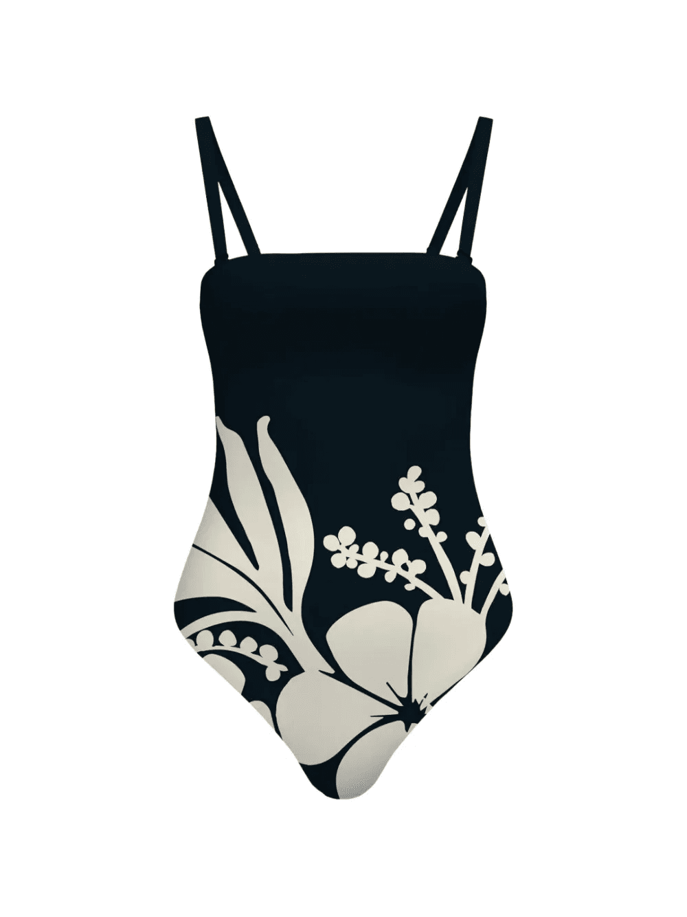 floral-print swimsuit - Image 1