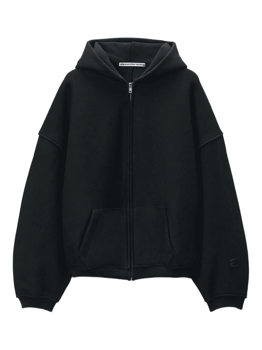 Puff Logo zip-up hoodie - Image 1