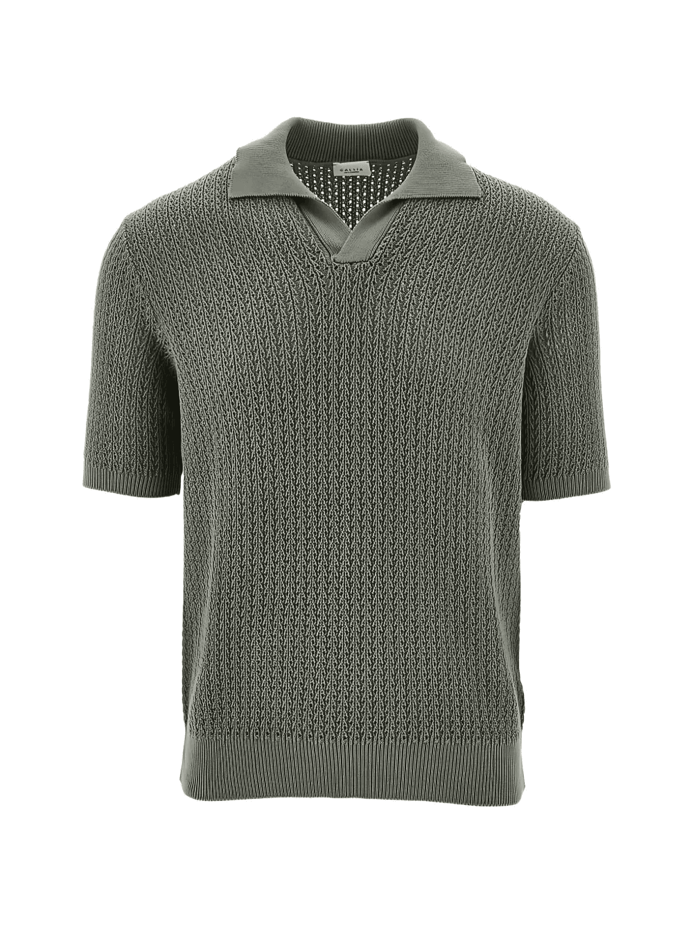 polo-collar T-shirt - Image 1