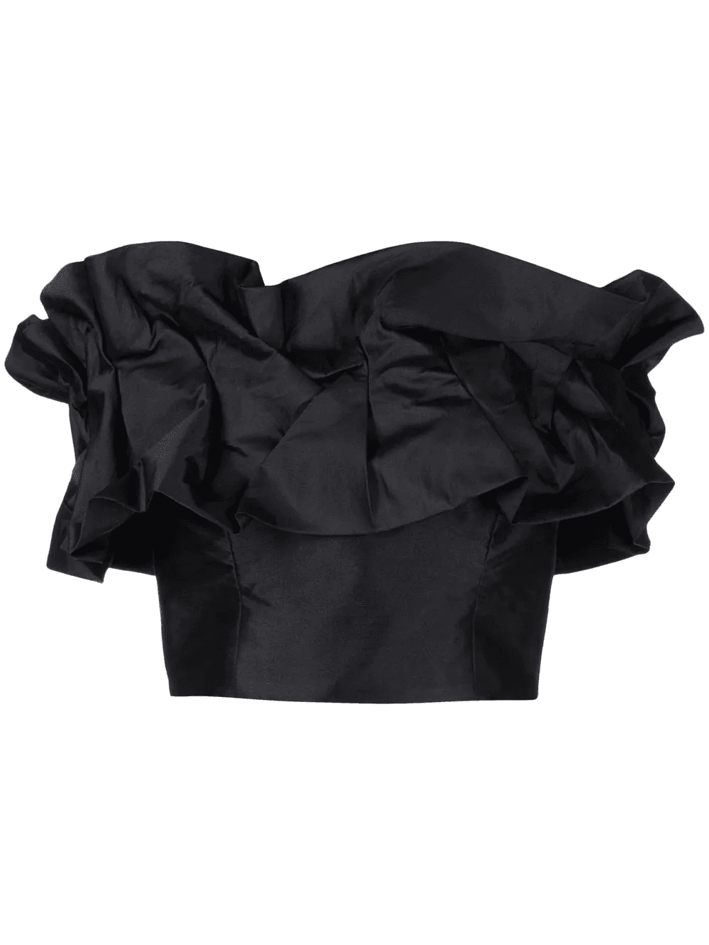 ruched off-shoulder top - Image 1