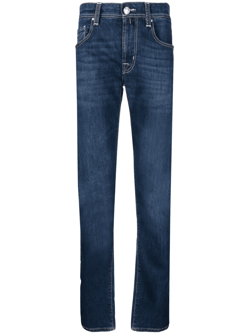 mid-rise straight-leg jeans - Image 1
