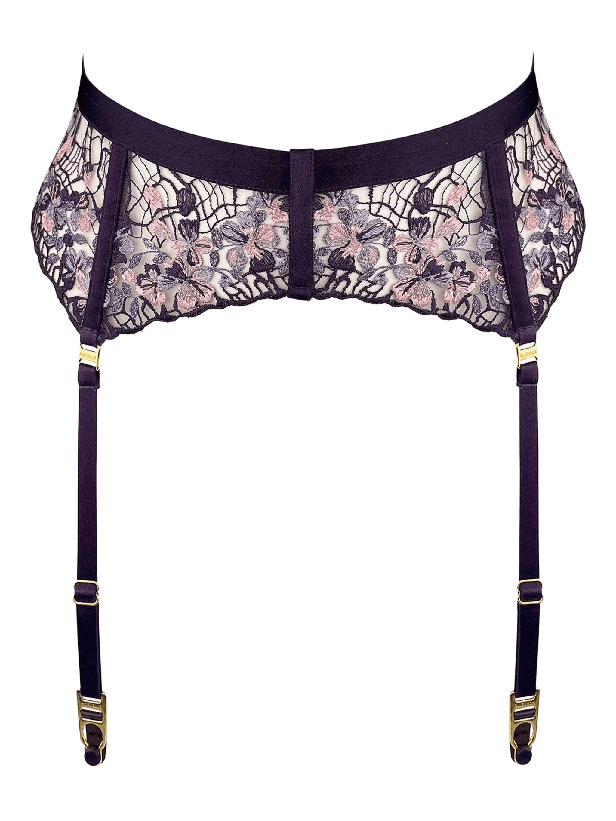 Amela floral-lace suspender belt - Image 1