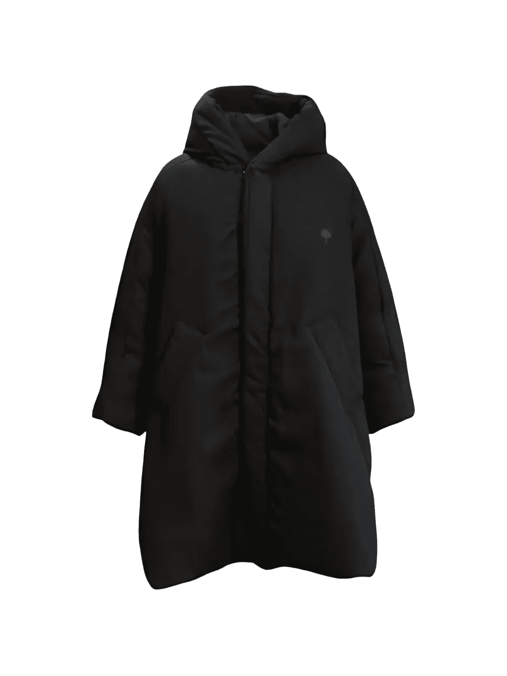 hooded coat - Image 1