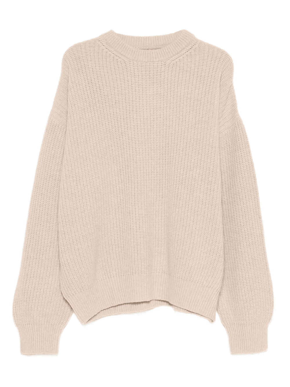 ribbed crew neck sweater - Image 1
