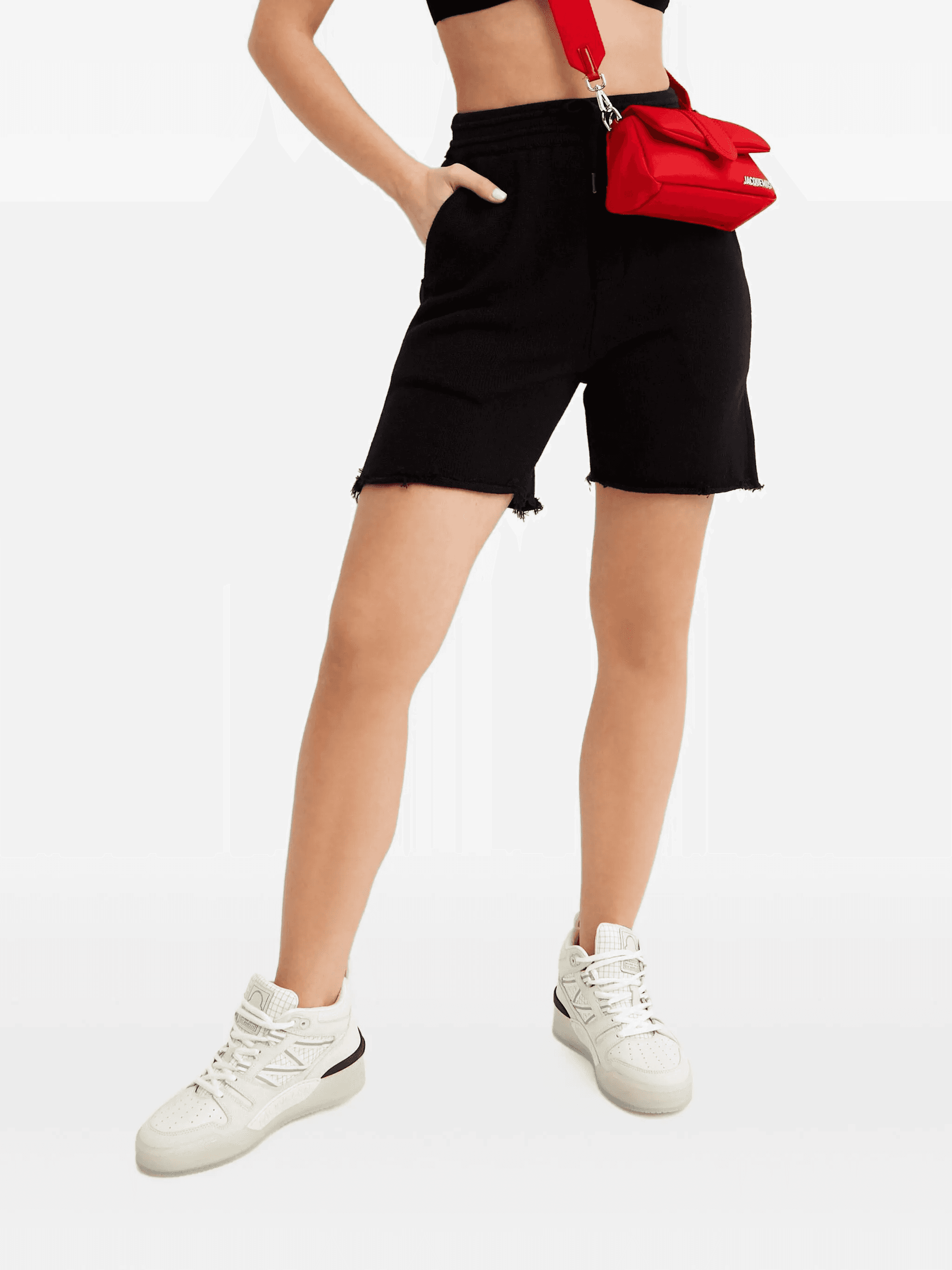 Chris drawstring-waistband track shorts - Image 1