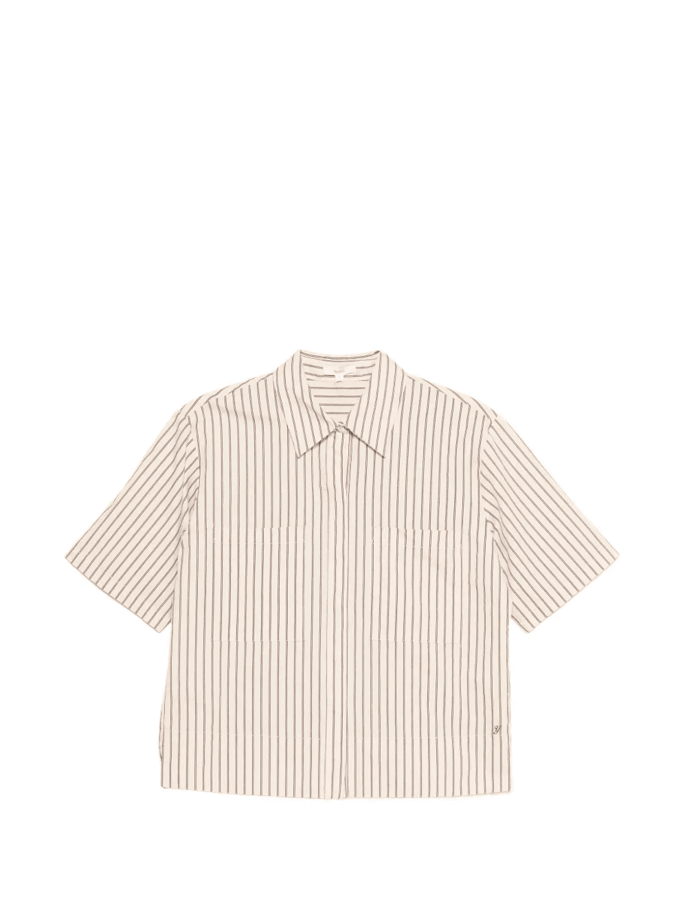 striped chest-pocket shirt - Image 1