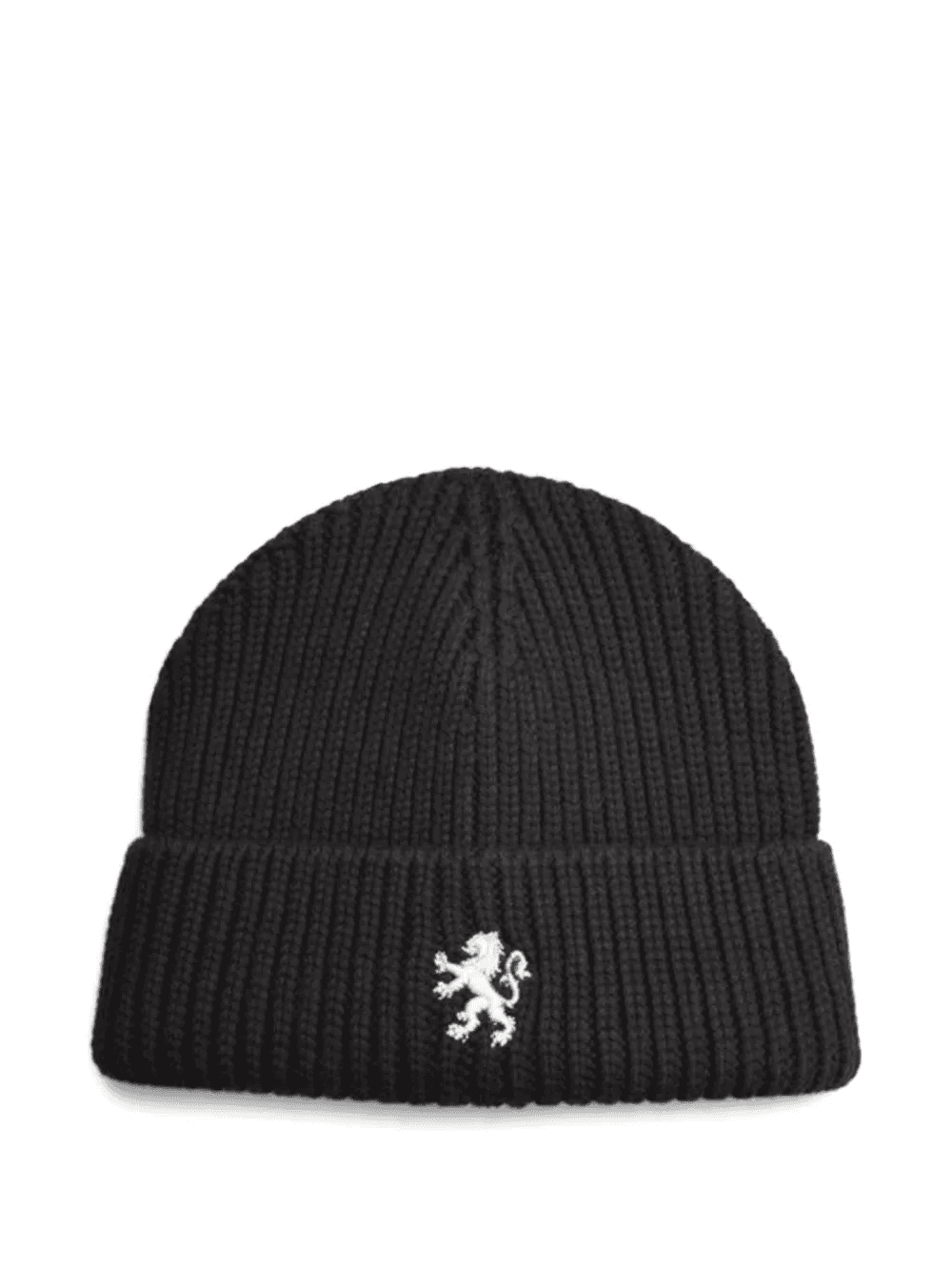 ribbed logo beanie hat - Image 1
