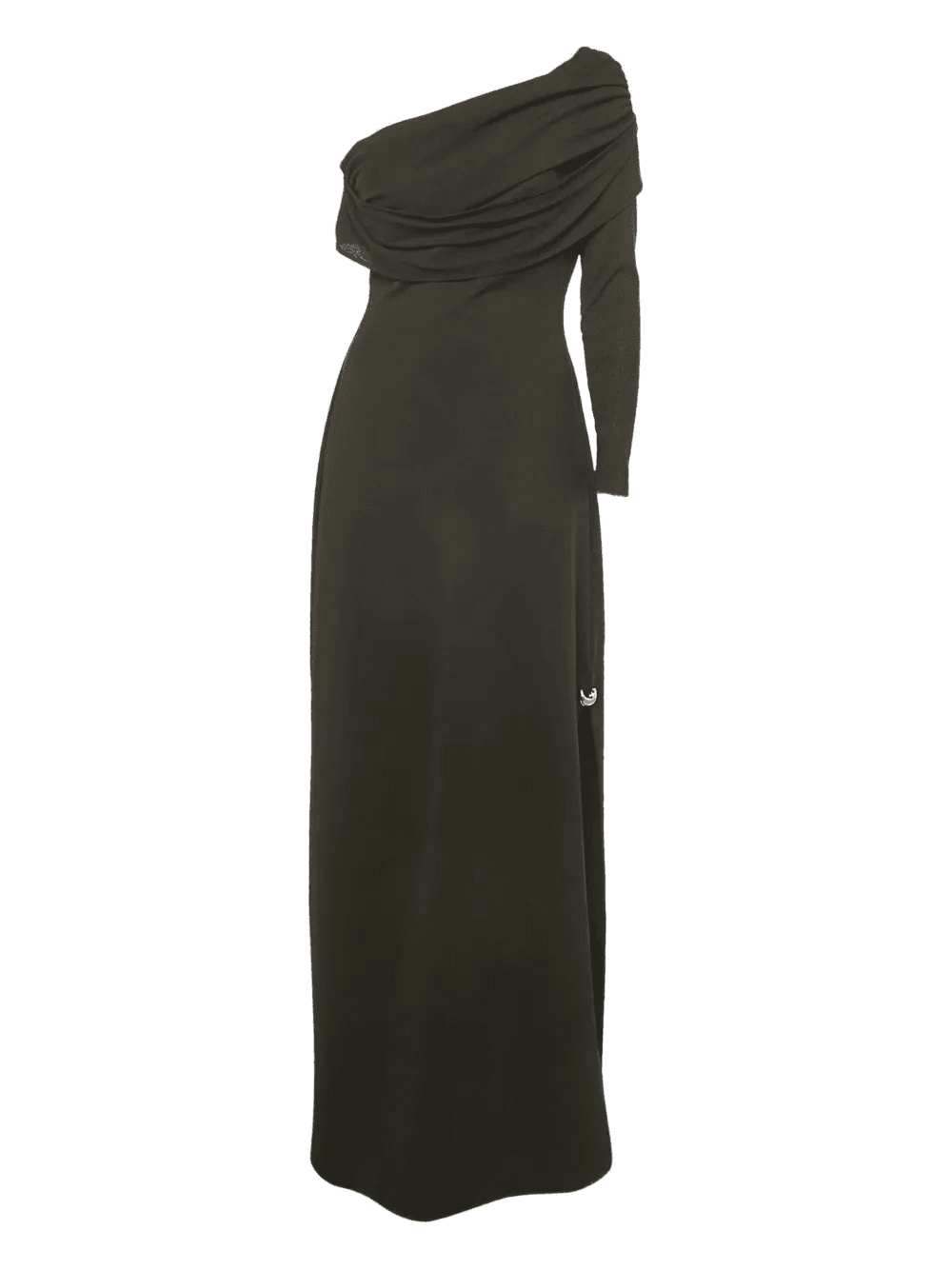 one-shoulder cut-out maxi dress - Image 1