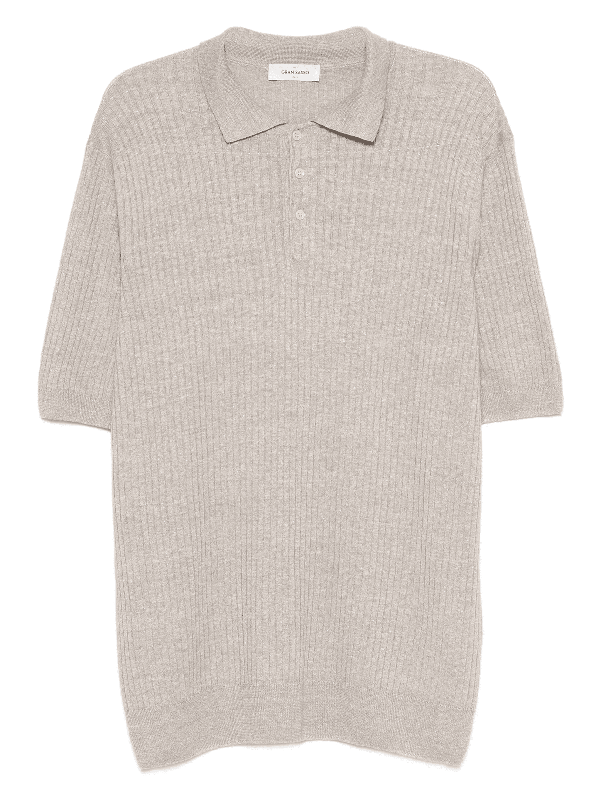 ribbed polo shirt - Image 1