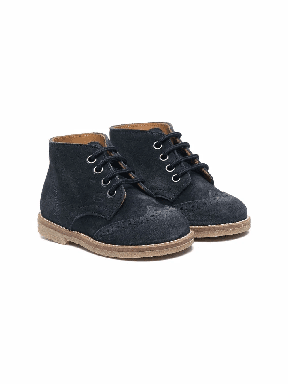 lace-up suede boots - Image 1