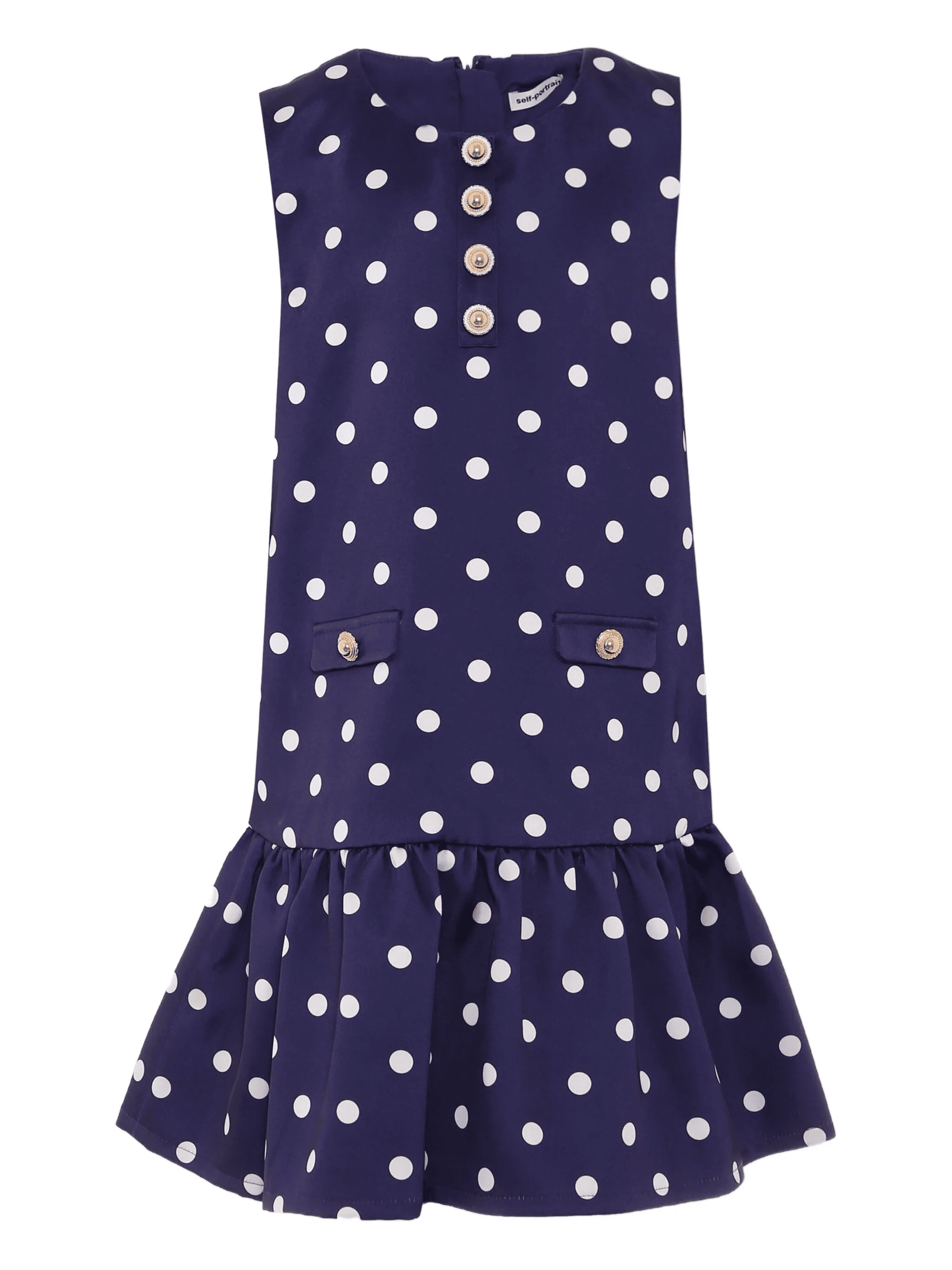 polka-dot button dress - Image 1