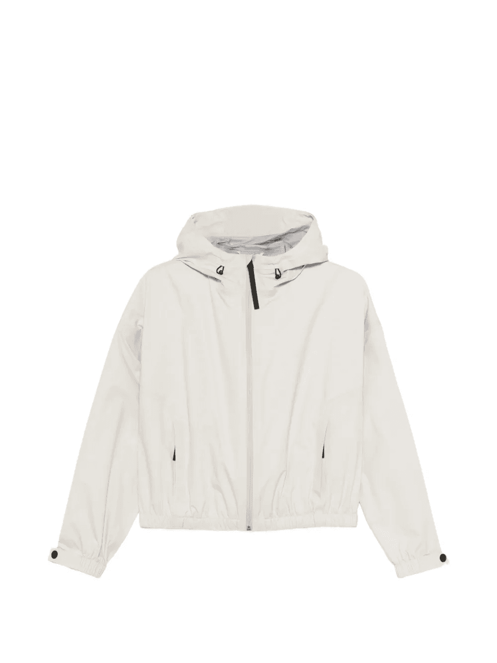hooded zip-up rain jacket - Image 1