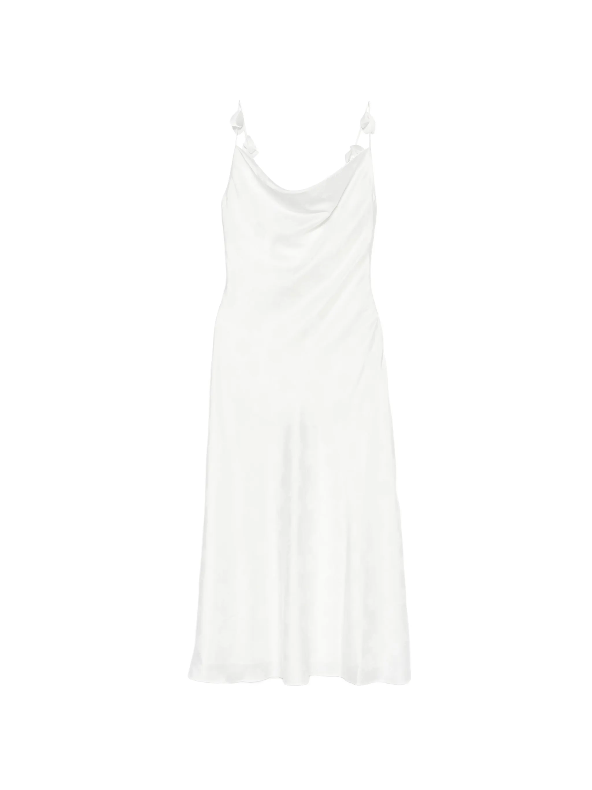 cowl-neck midi dress - Image 1