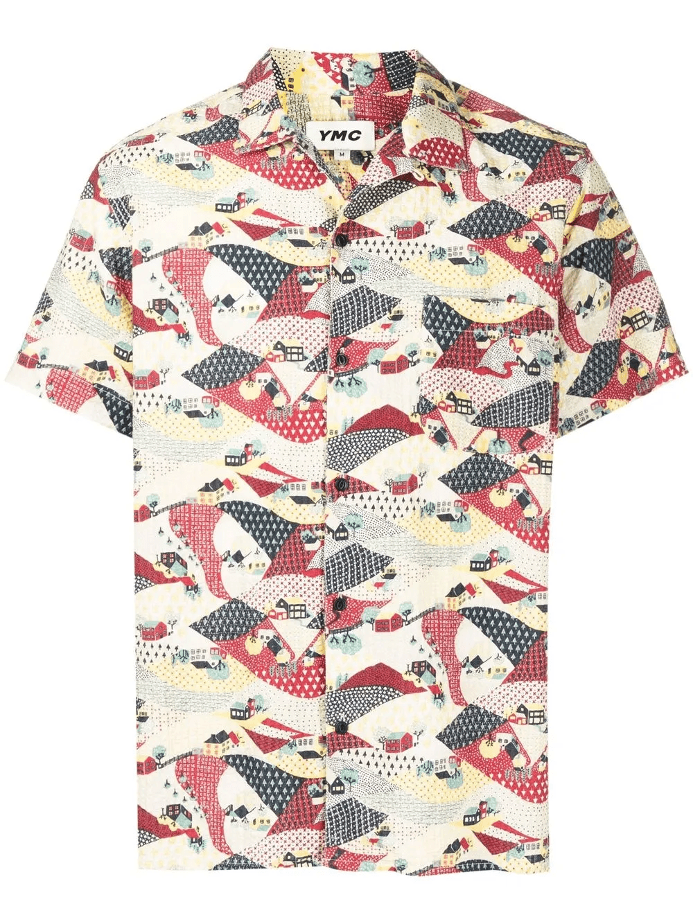 graphic-print short-sleeve shirt - Image 1