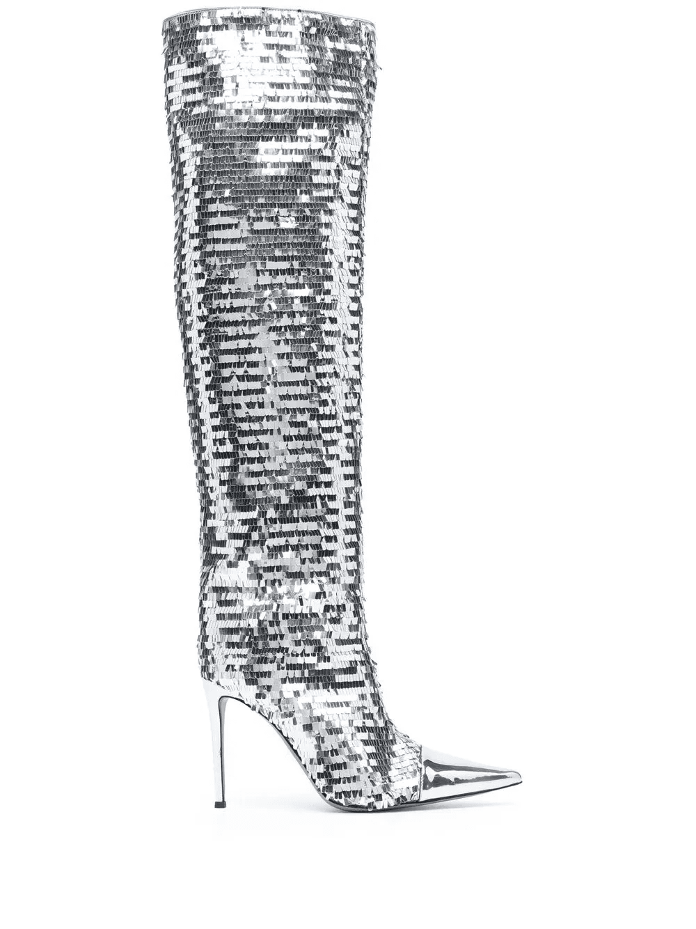 Clem sequinned knee-high boots - Image 1
