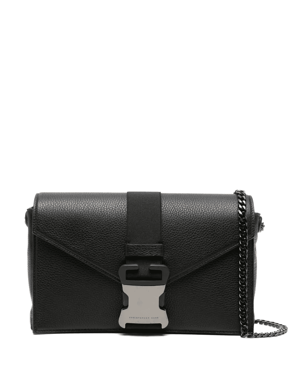 buckle-fastening chain shoulder bag - Image 1