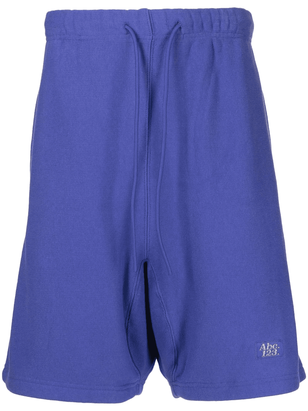 logo-embroidered cotton track shorts - Image 1