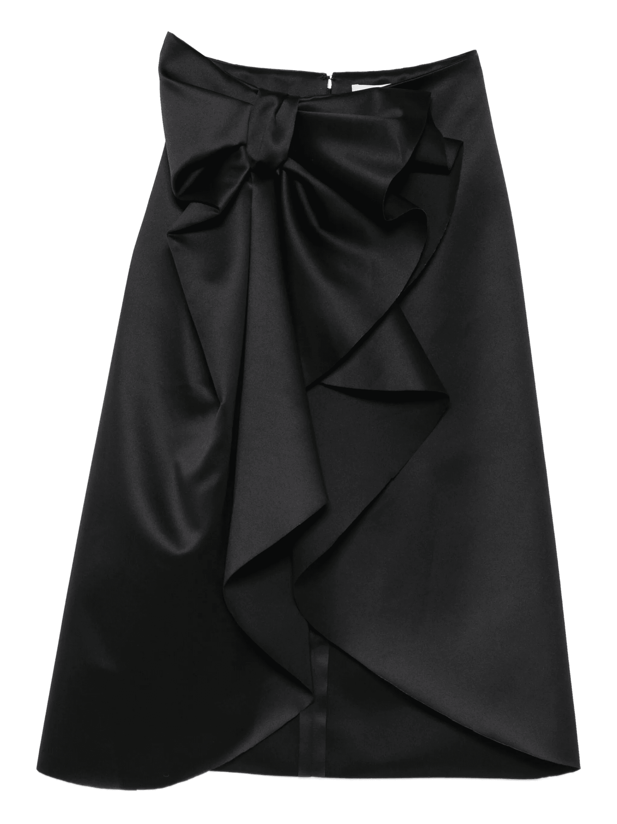 bow-embellished midi skirt - Image 1
