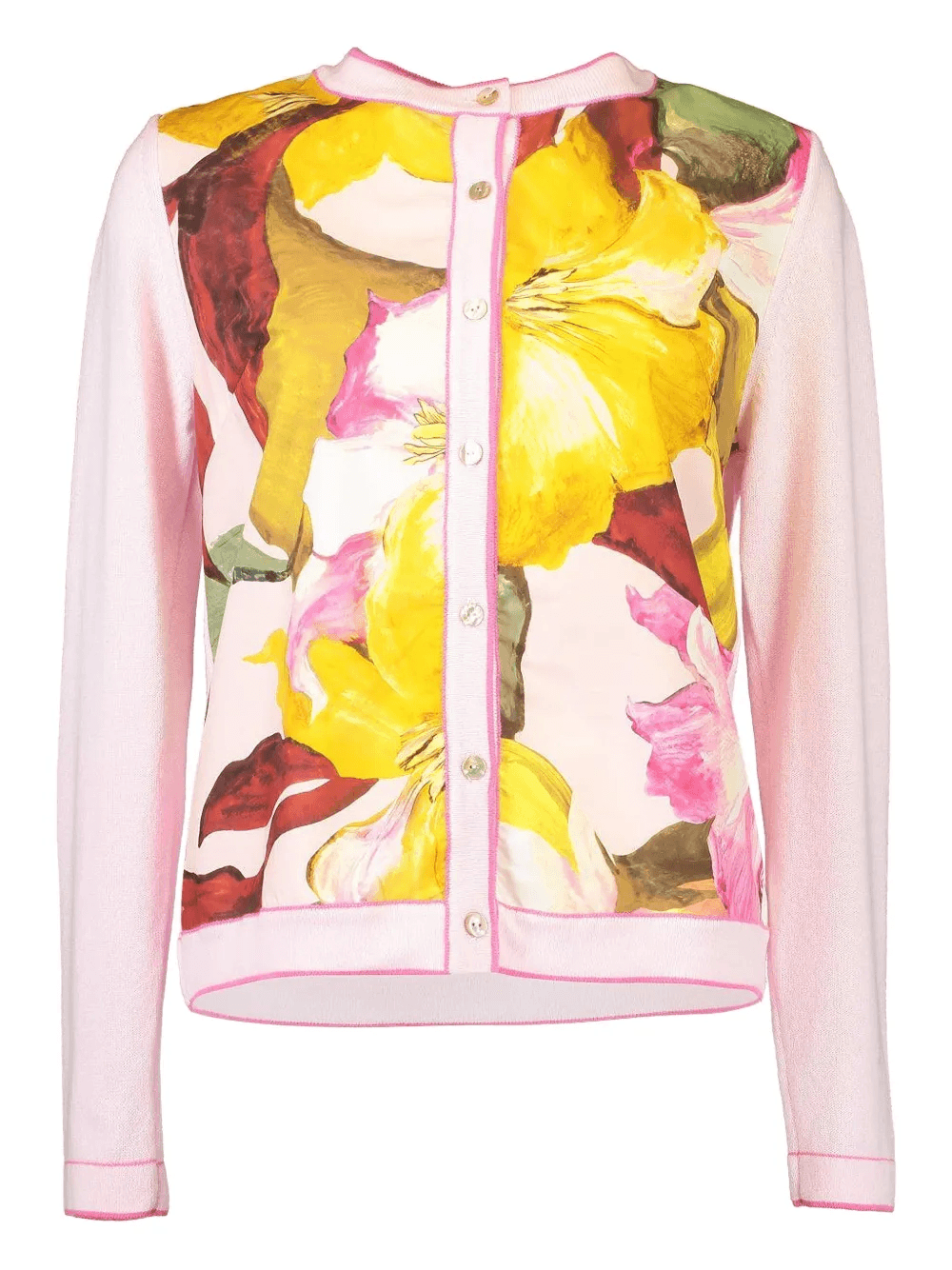 floral-print cardigan - Image 1