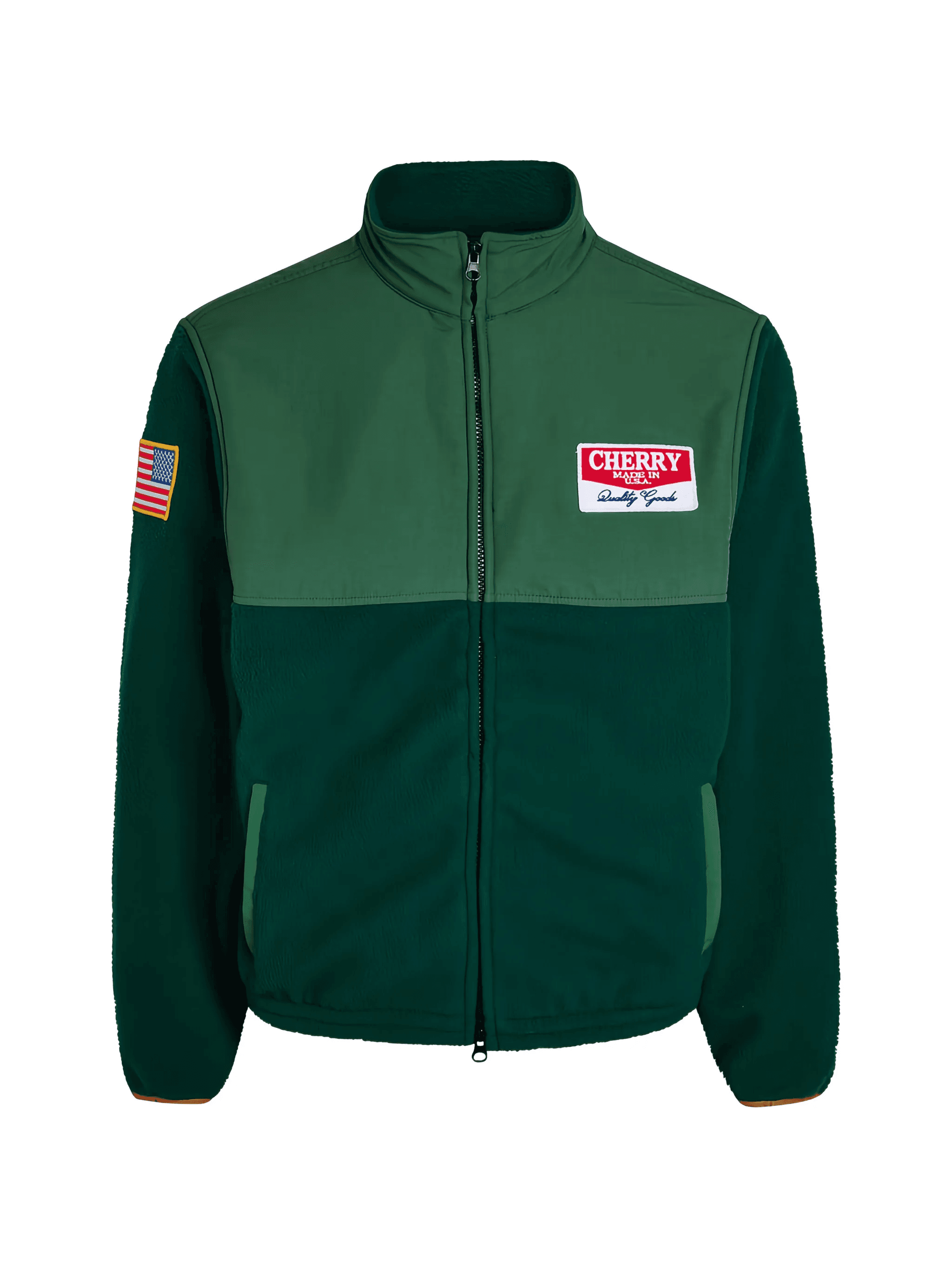 colourblock patch-detail jacket - Image 1