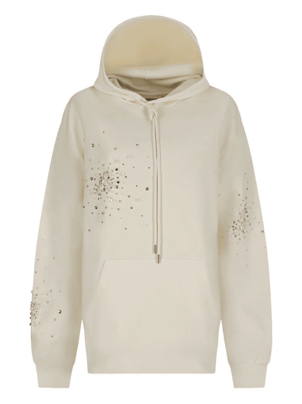 crystal-embellished hoodie - Image 1