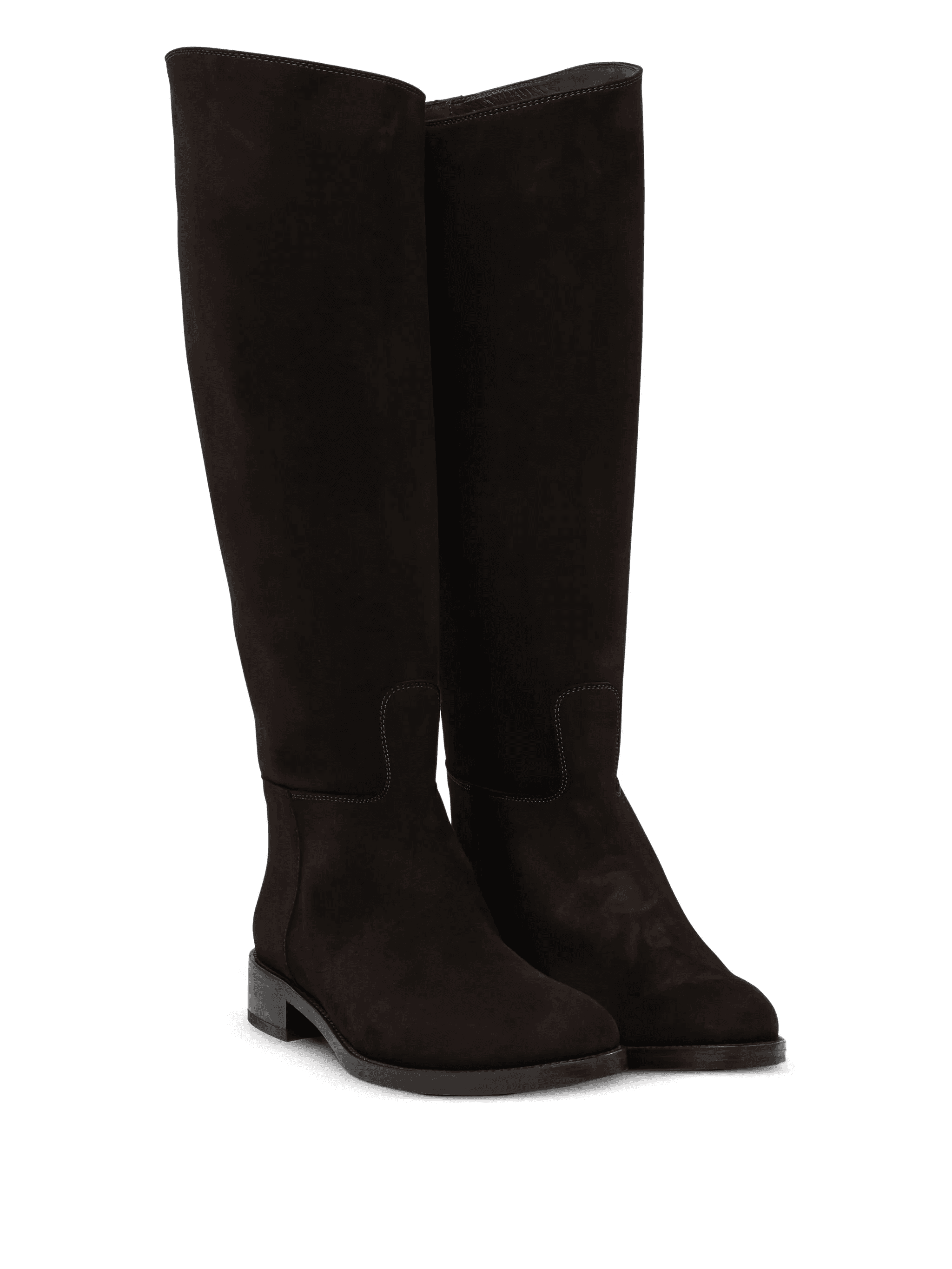 suede knee-high boots - Image 1
