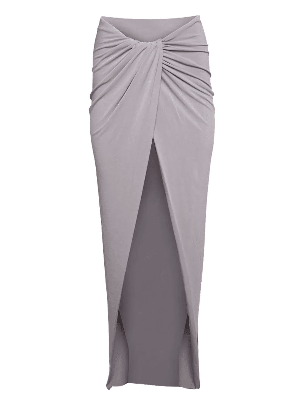 knotted slit skirt - Image 1