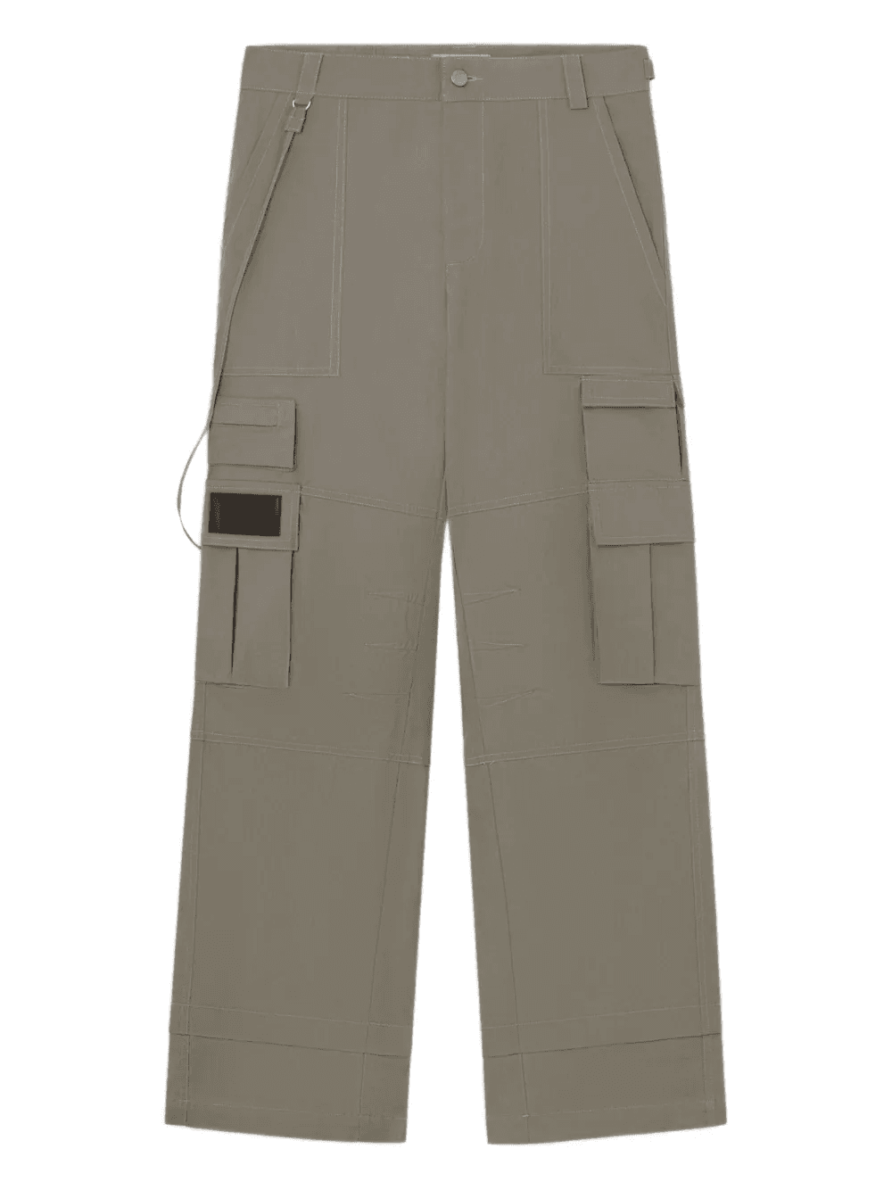 Cobalt straight-leg cargo trousers - Image 1