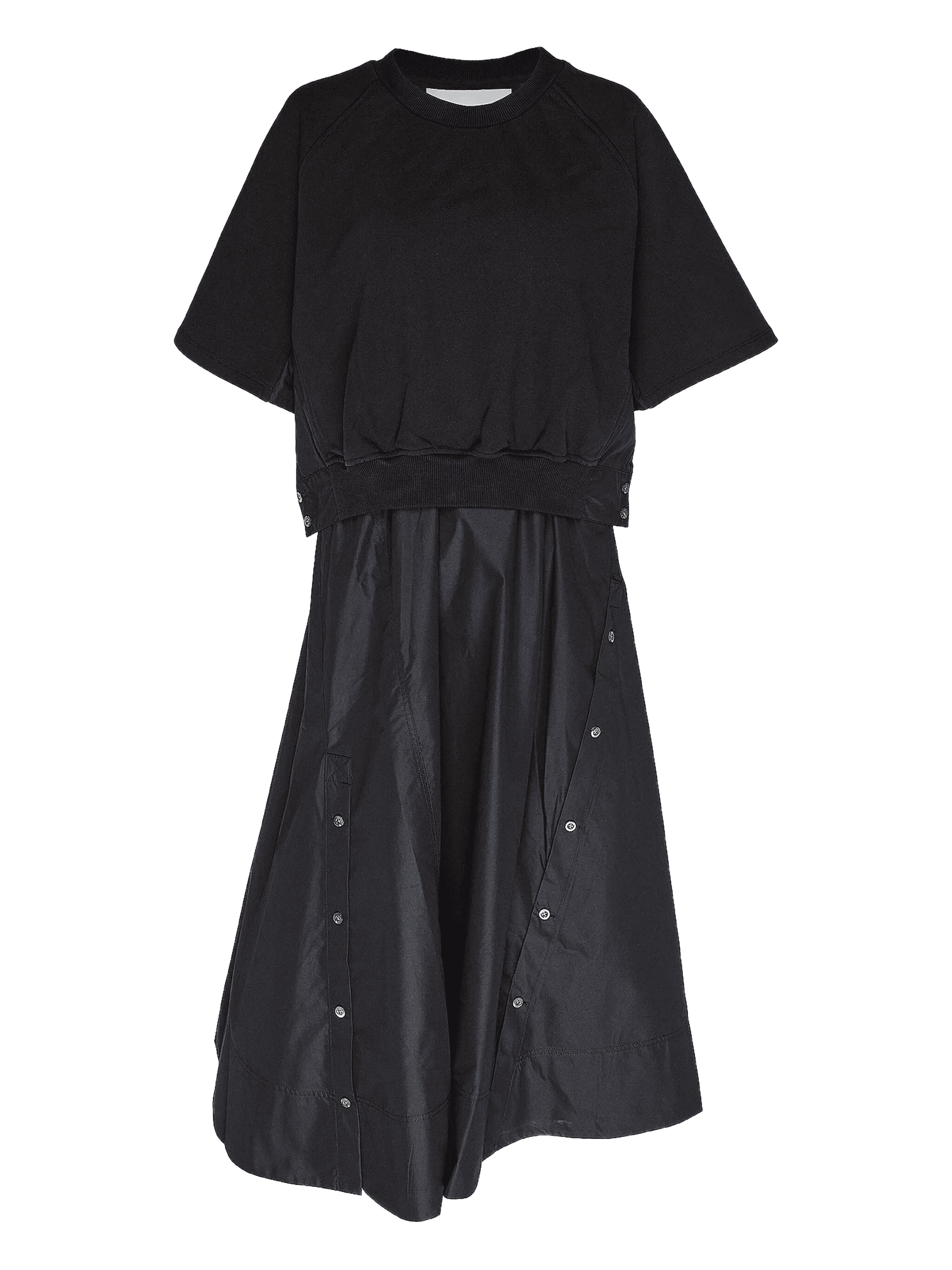 sweatshirt-paneled dress - Image 1