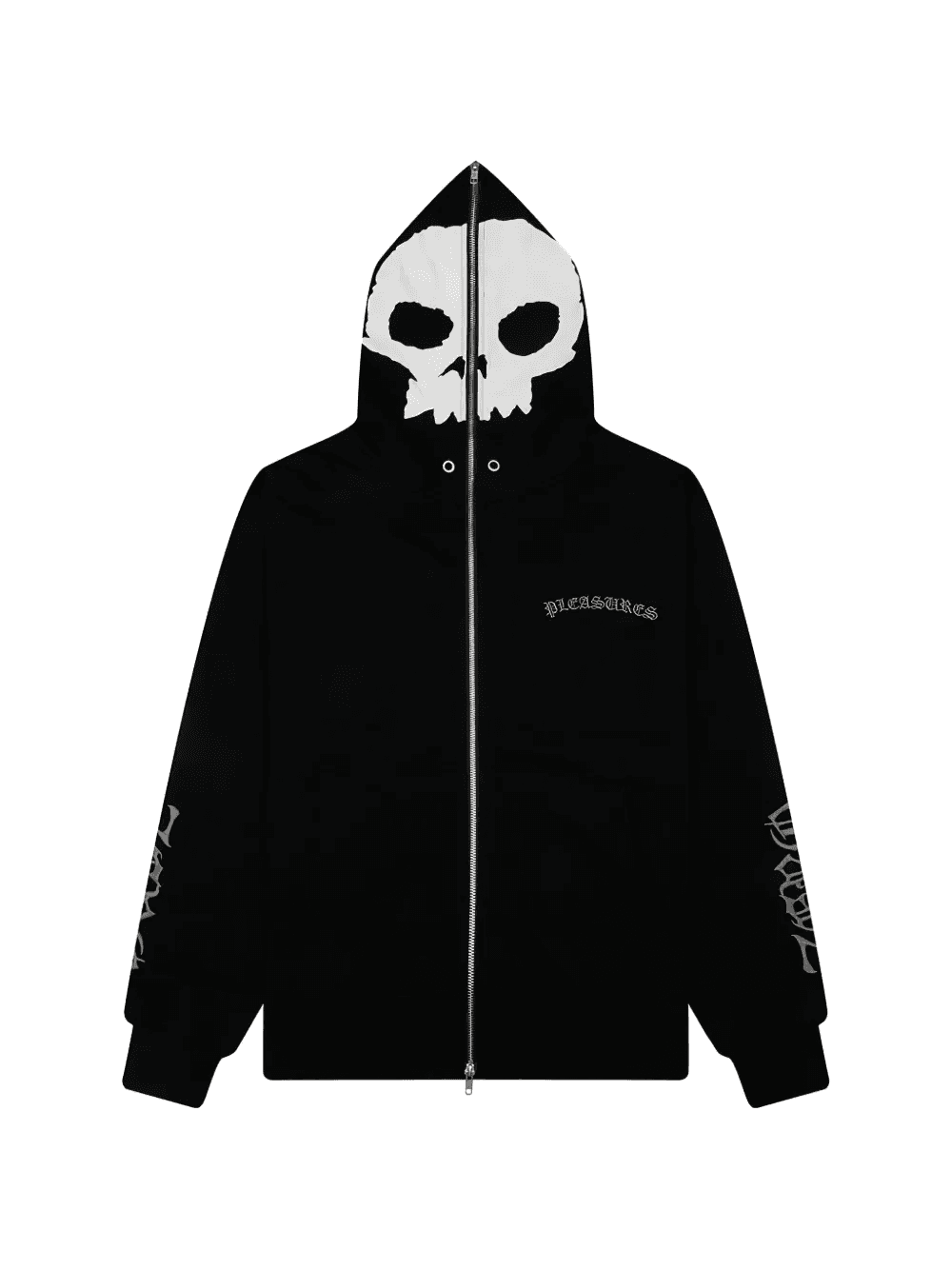 Balaclava skull zip hoodie - Image 1