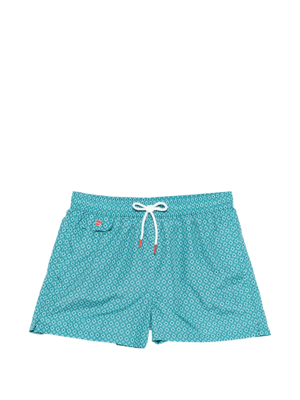 pocket geometric swim shorts - Image 1