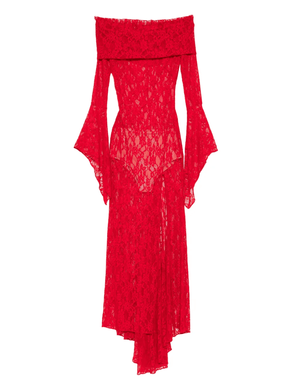 off-shoulder maxi dress - Image 1