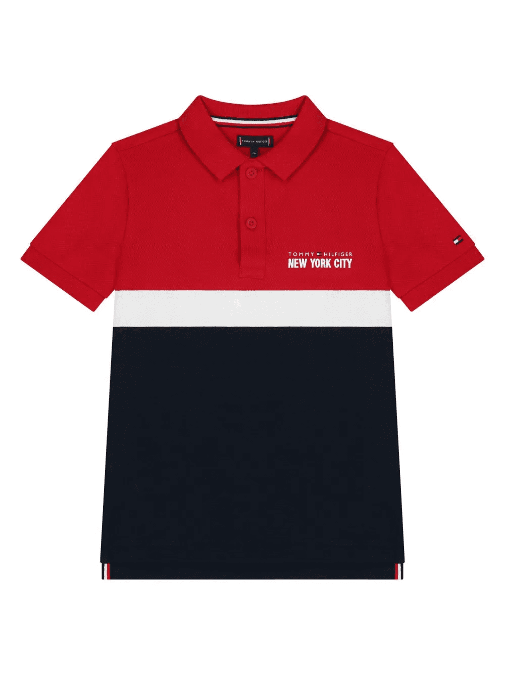 colourblock logo polo shirt - Image 1