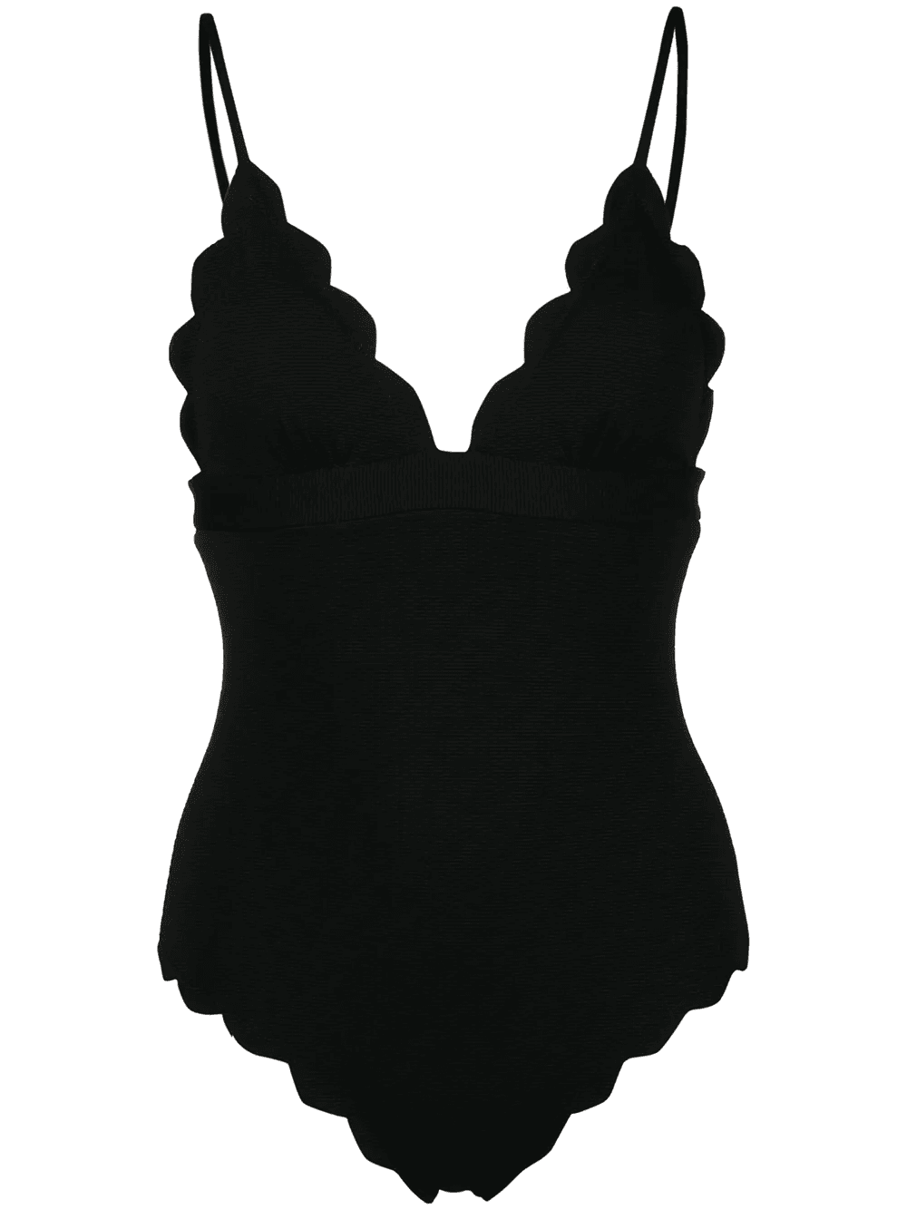 scalloped swimsuit - Image 1