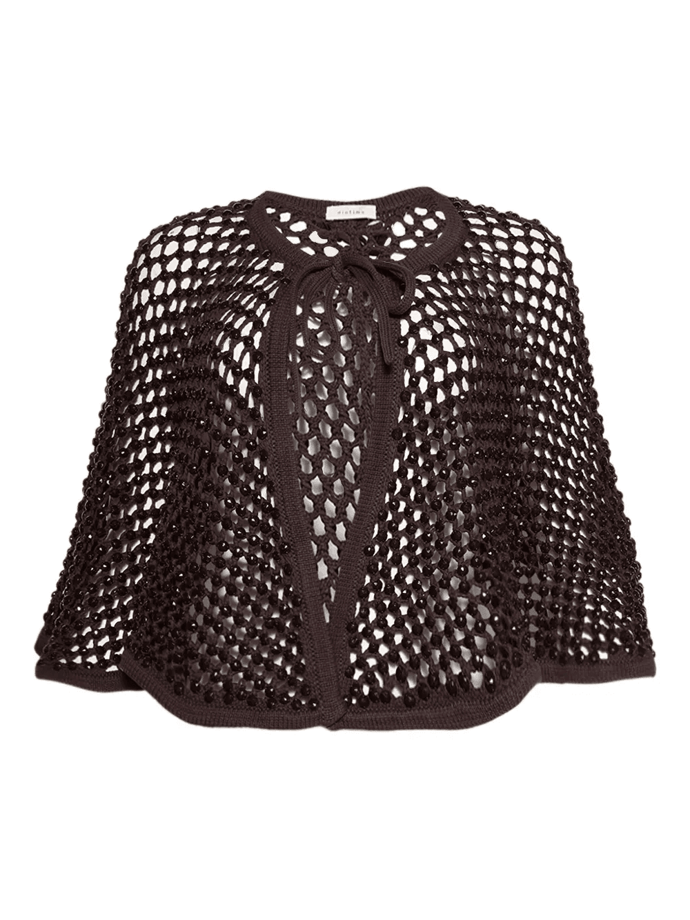 beaded openwork capelet - Image 1
