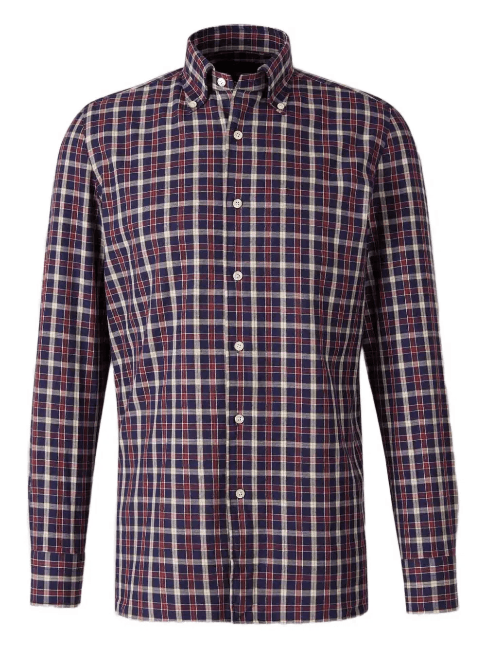 checked button-down shirt - Image 1