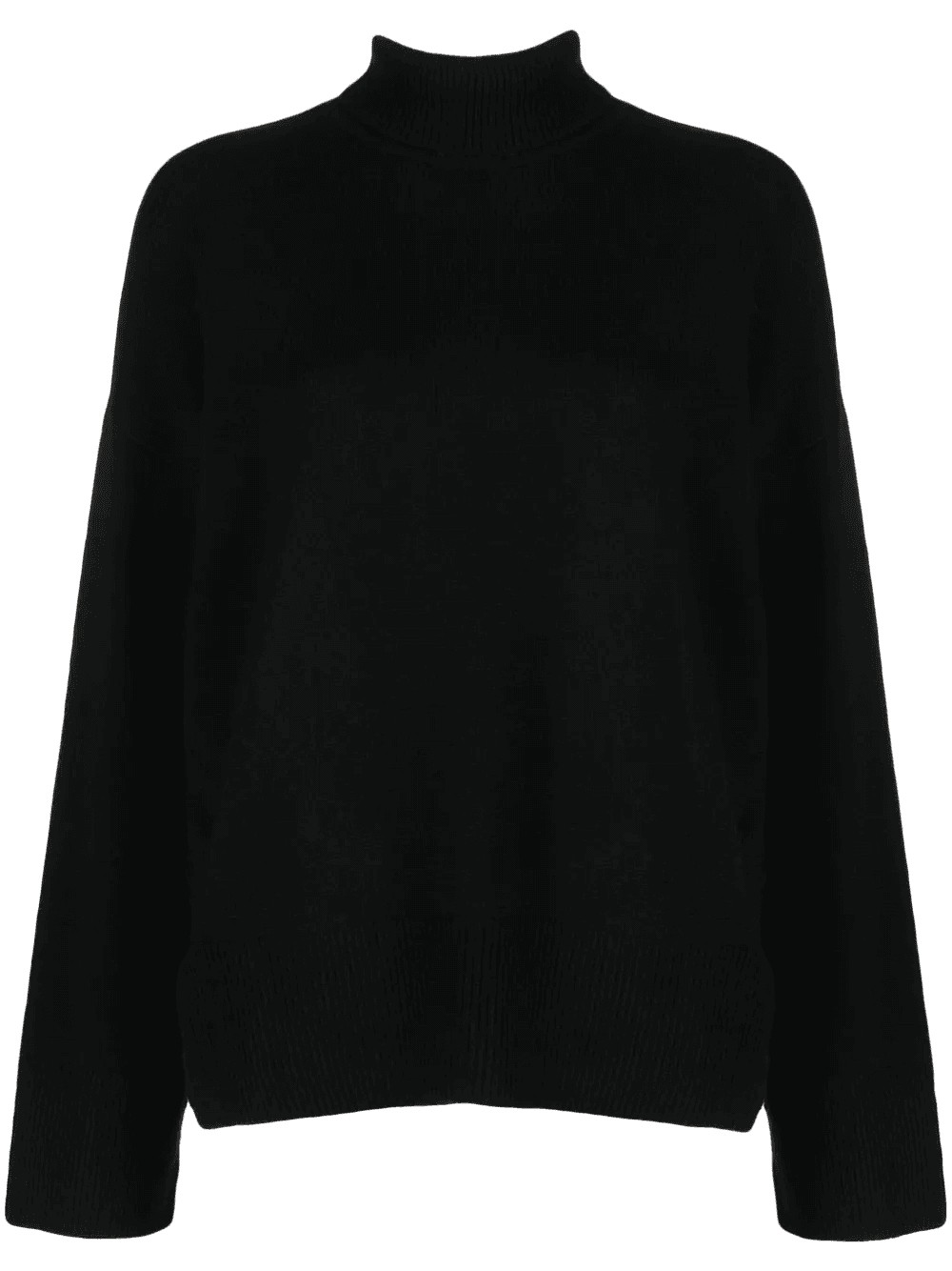 roll-neck ribbed cashmere jumper - Image 1