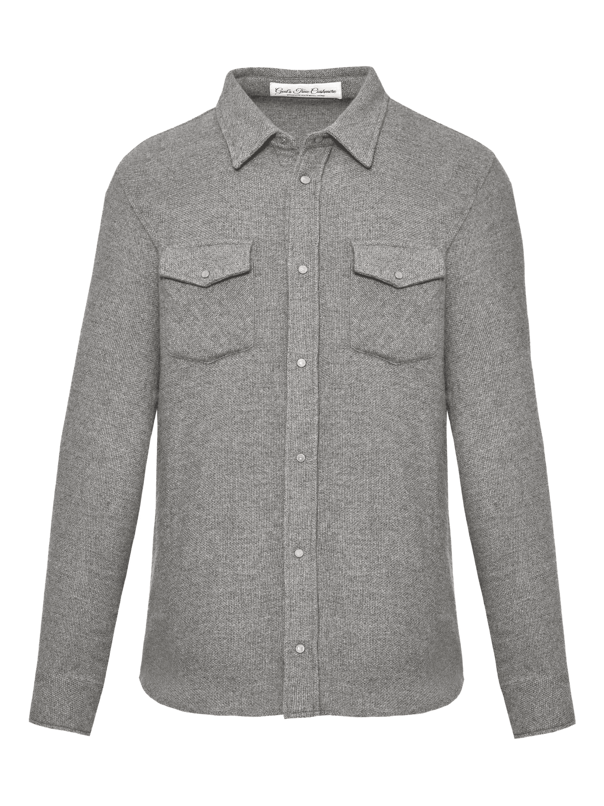 cashmere chest-pockets shirt - Image 1