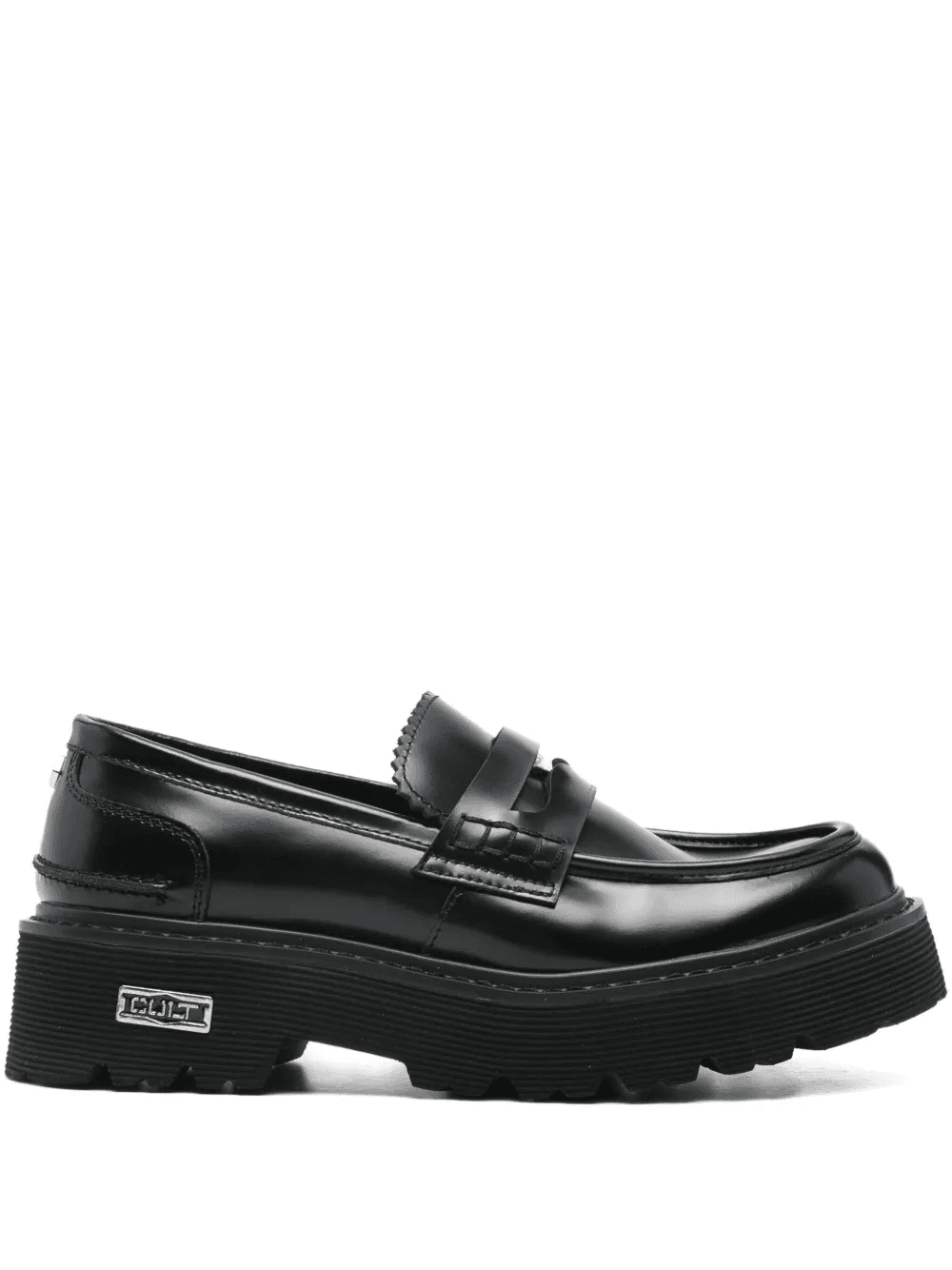 penny-strap platform loafers - Image 1
