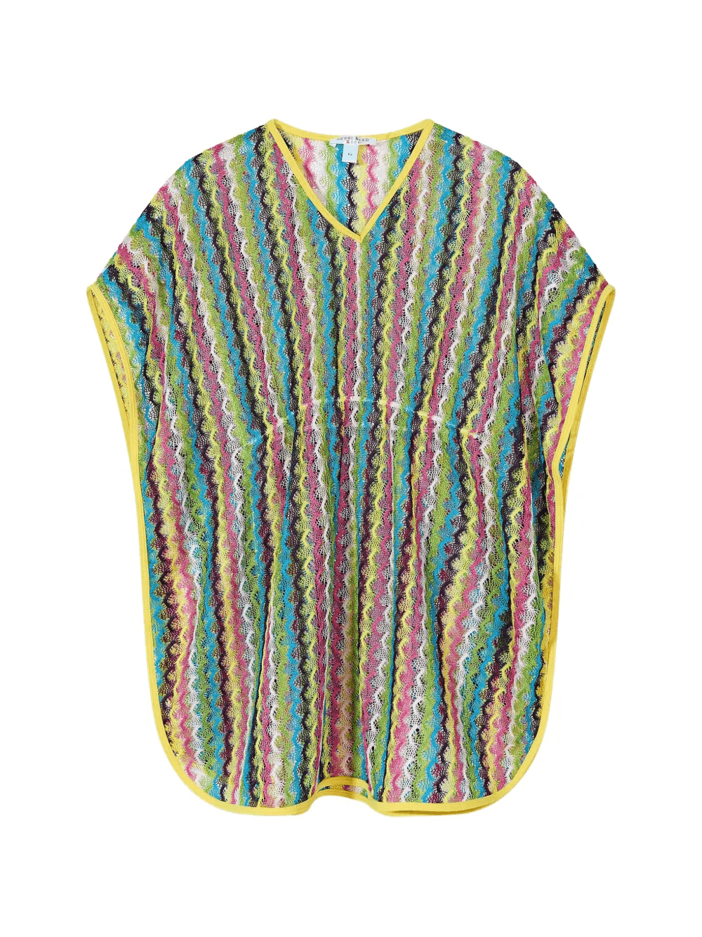 striped V-neck top - Image 1