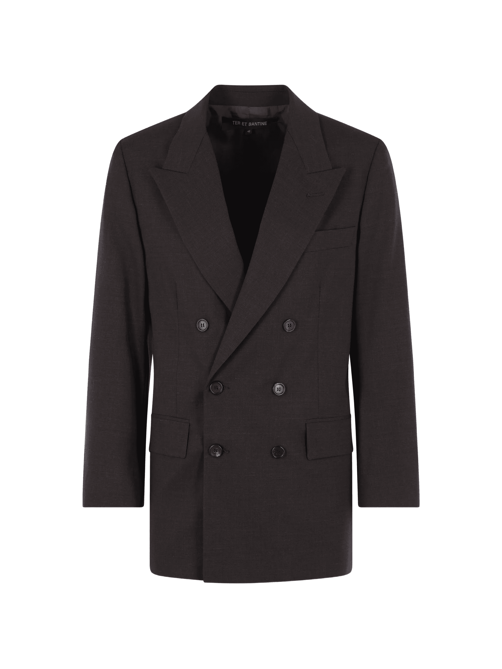 double-breasted blazer - Image 1